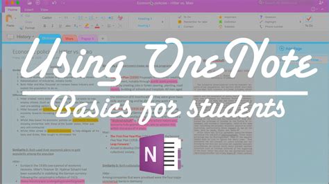 onenote for students.